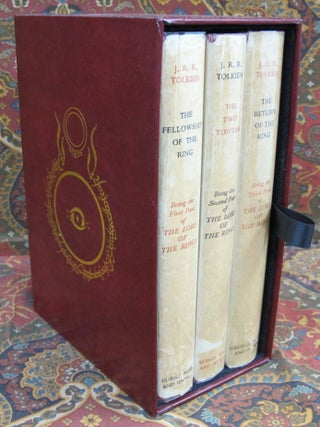 The Lord of the Rings, UK 1st Edition Later Impressions in Custom Red Leather Slipcase