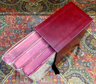 The Lord of the Rings, UK 1st Edition Later Impressions in Custom Red Leather Slipcase