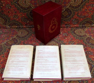 The Lord of the Rings, UK 1st Edition Later Impressions in Custom Red Leather Slipcase