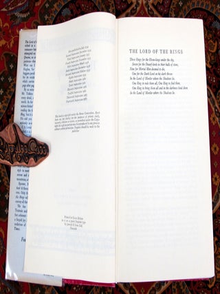 The Lord of the Rings, UK 1st Edition Later Impressions in Custom Red Leather Slipcase