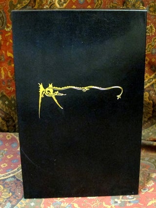 Custom Slipcase for The Allen & Unwin De Luxe 1 Volume Lord of the Rings, India Paper Edition, or The Hobbit De Luxe Edition, Black Leather Covered, Felt Lined